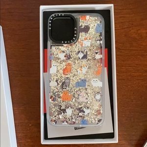 Casetify Cat Glitter iPhone 11 Pro case